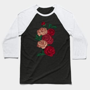 Ranunculus Flower Baseball T-Shirt